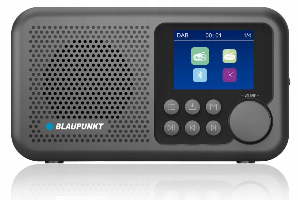 DAB+ BLAUPUNKT DR8BK BT FM Portable Radio with RDS Rechargeable Black USB-C Packaging status original