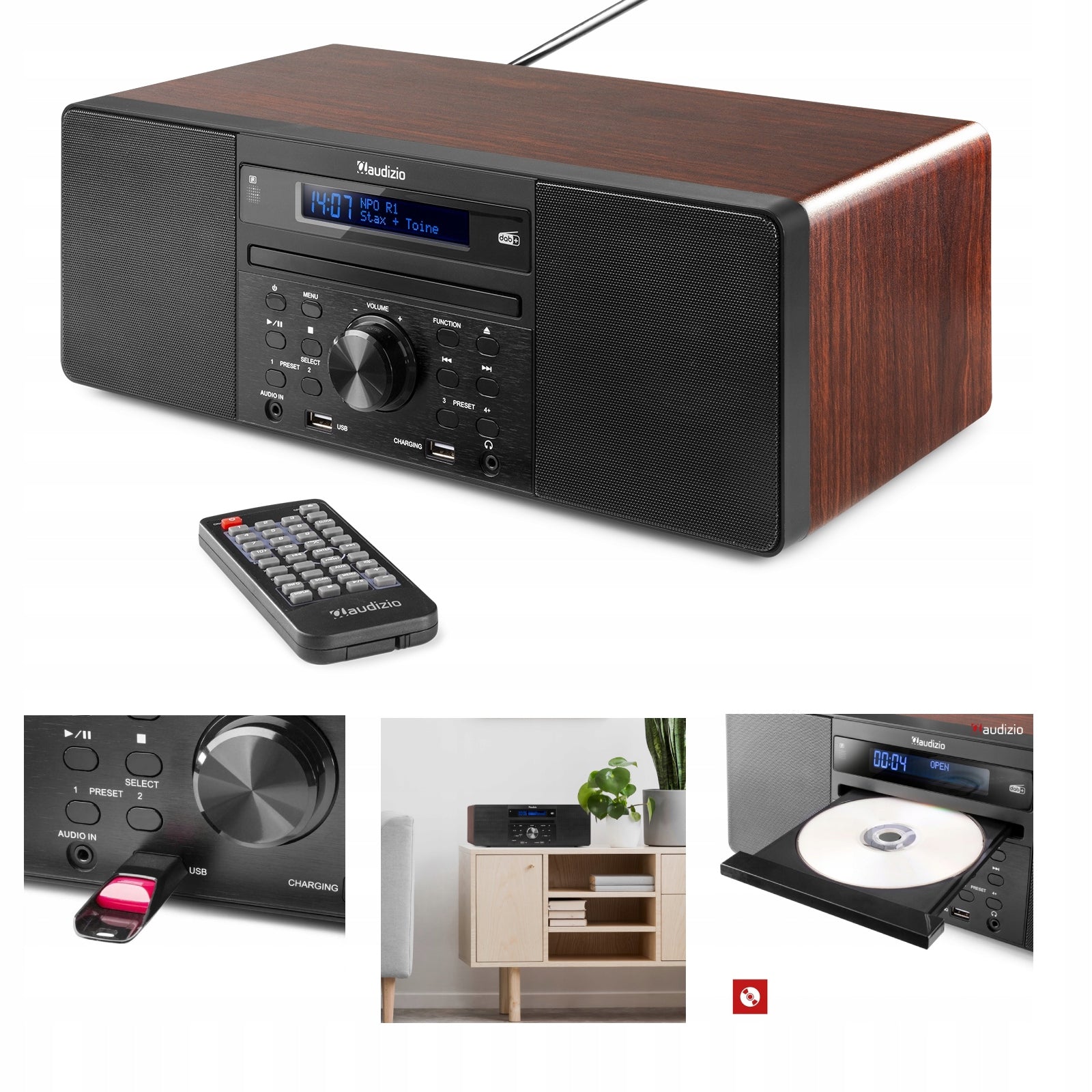 DAB+ FM CD BT USB Remote Control