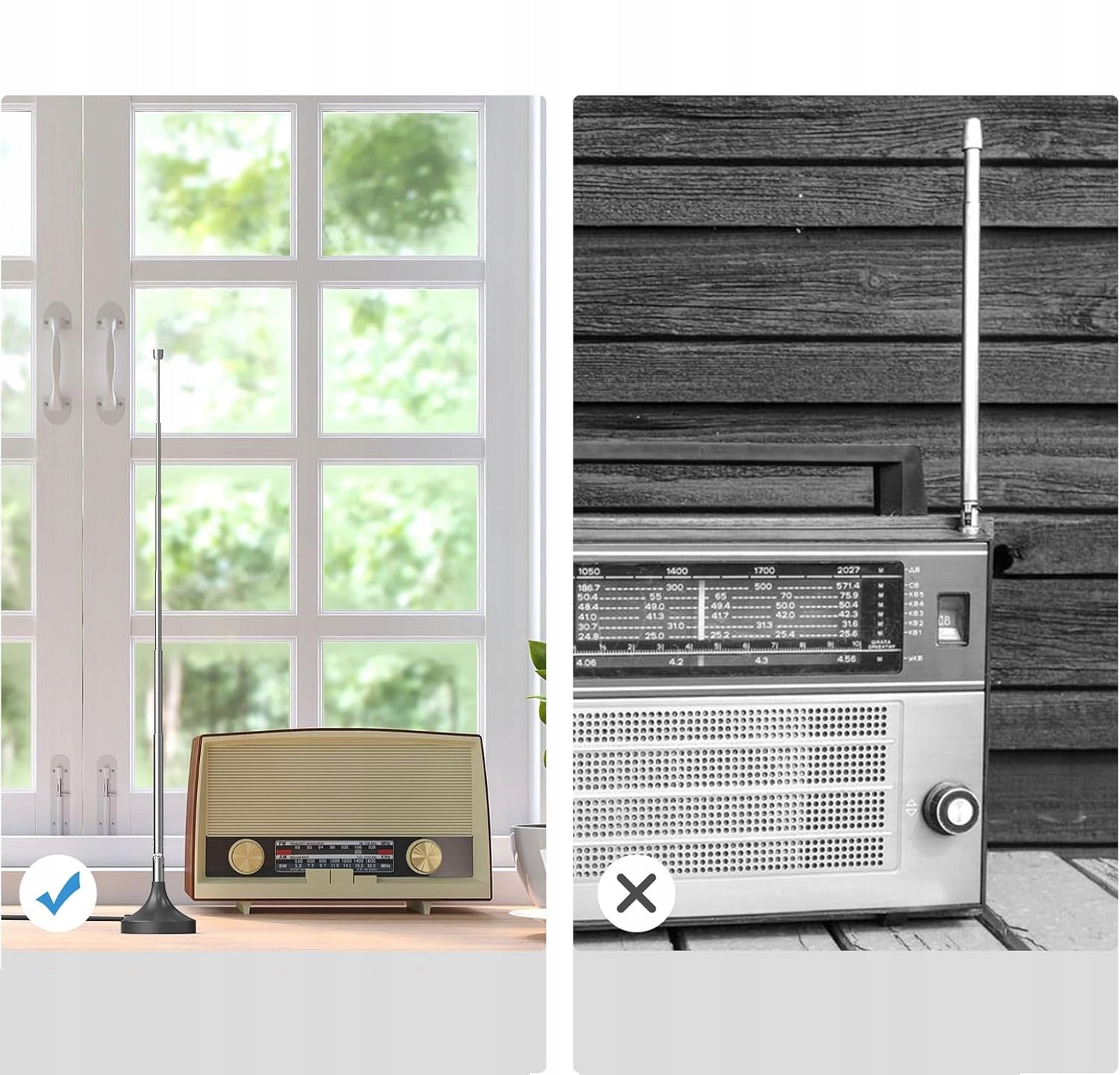 DAB RADIO ANTENNA FOR HIFI SYSTEM INSIDE, INDOOR RADIO ANTENNA Model antena teleskopowa