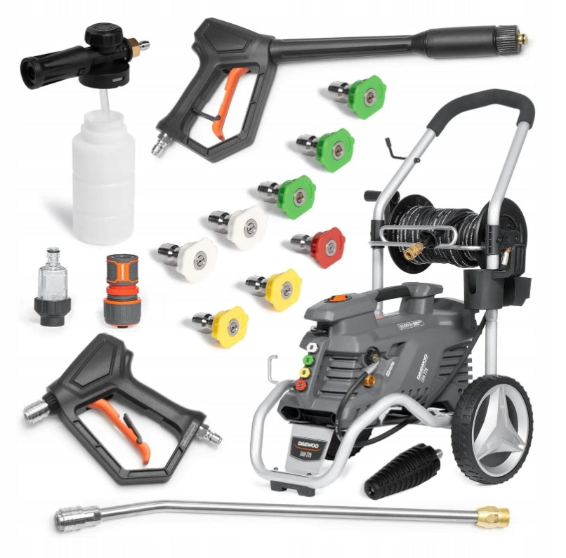 DAEWOO DAW 775 HIGH PRESSURE WASHER 3100W 190 bar 660 l/h