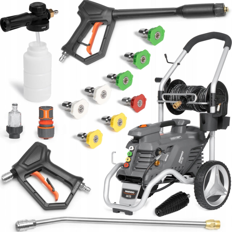 DAEWOO DAW 775 HIGH PRESSURE WASHER 3200W 210bar 740l/h