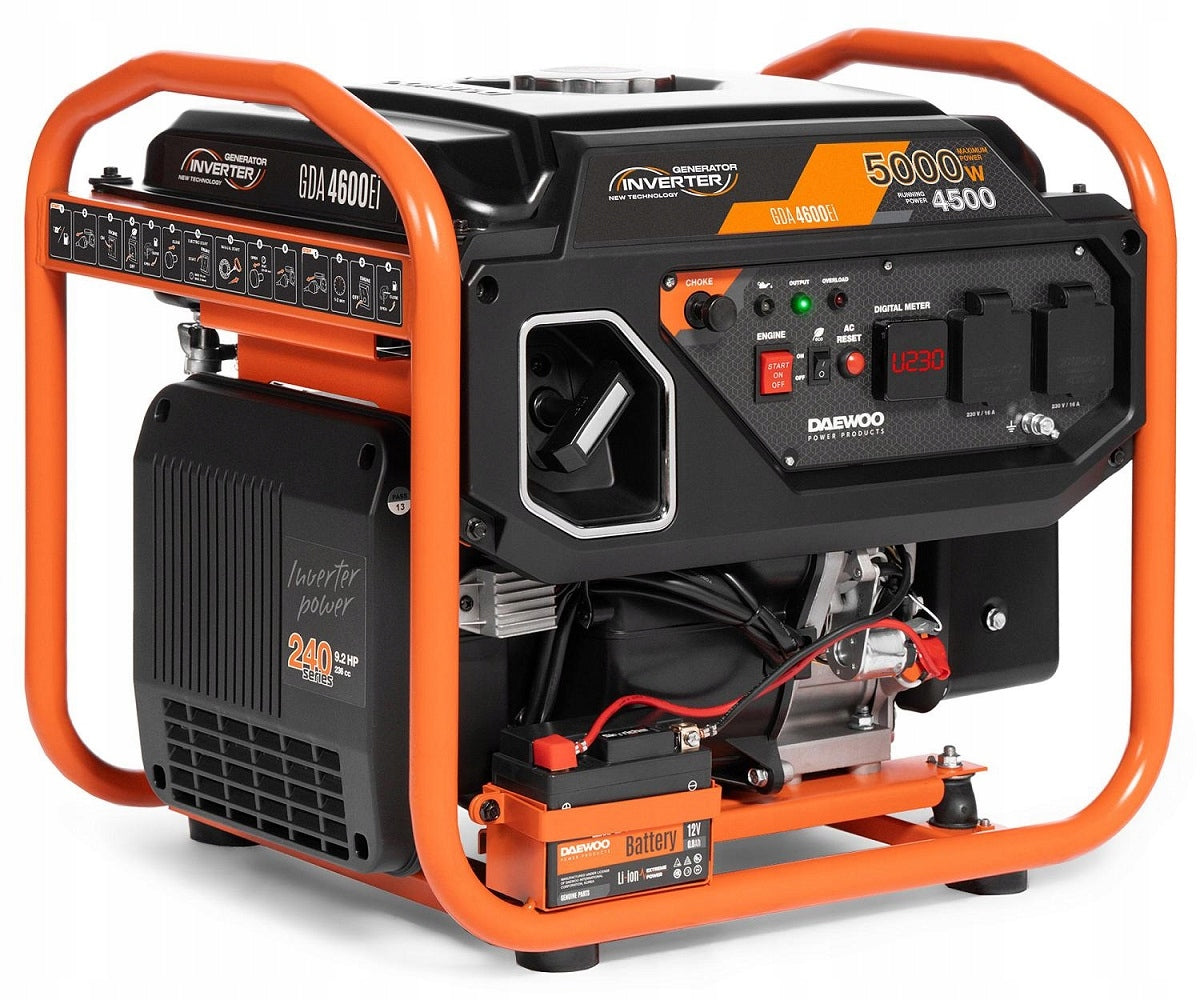 DAEWOO GENERATOR INVERTER 2x16A 230V 4,2kW