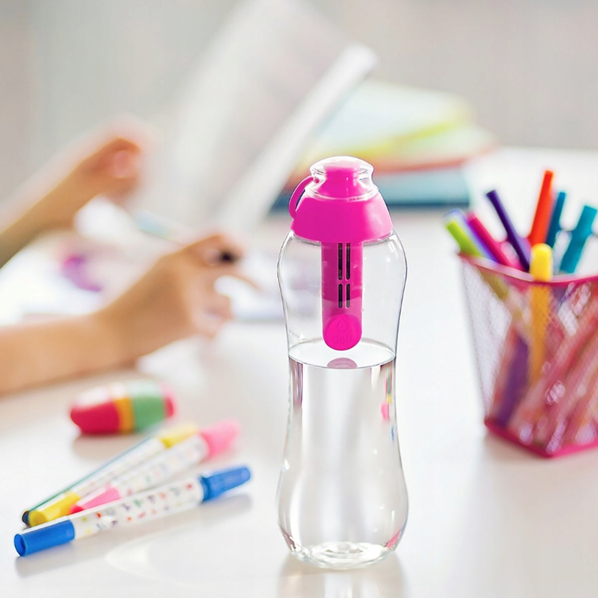 DAFI 2 Filters for bottle with screw cap PINK Product height 14 cm