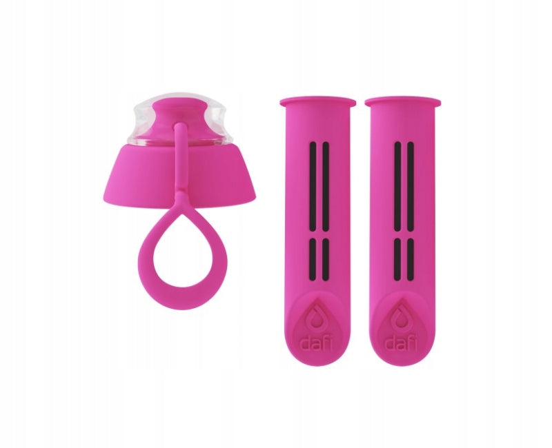 DAFI 2 Filters for bottle with screw cap PINK