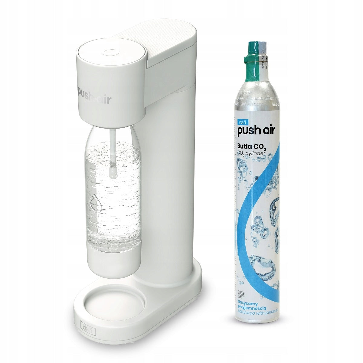 DAFI PUSHAIR sand + CO2 cartridge + bottle Packaging status original
