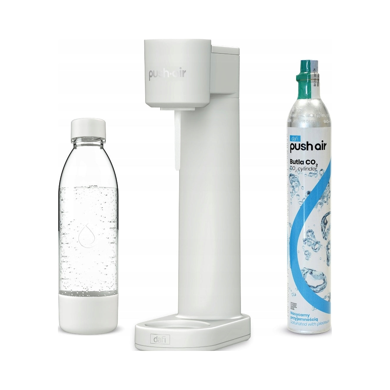 DAFI PUSHAIR sand + CO2 cartridge + bottle
