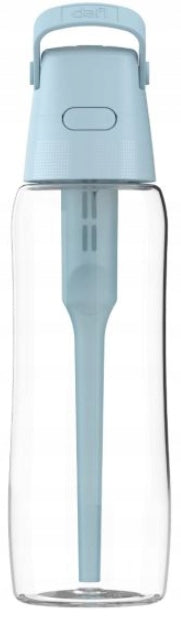 DAFI SOLID GLASS glass filter bottle with cartridge Dove Blue 0,6 L