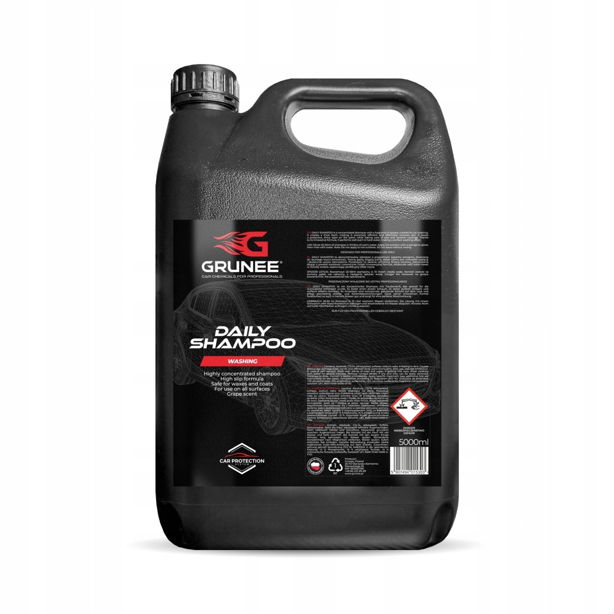 DAILY Shampoo GRUNEE 5L - Car shampoo