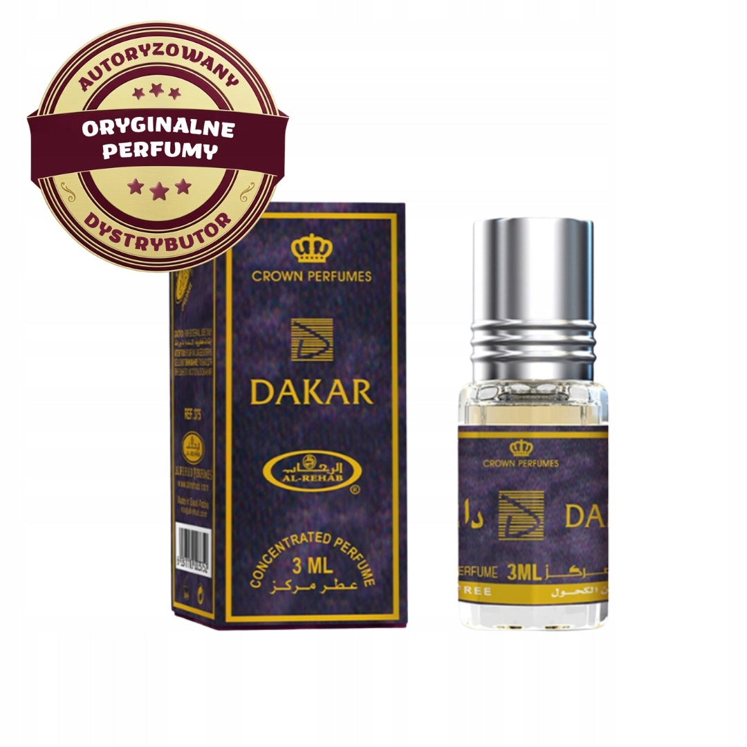 DAKAR Perfume in CPO Oil 3 ml | Al Rehab