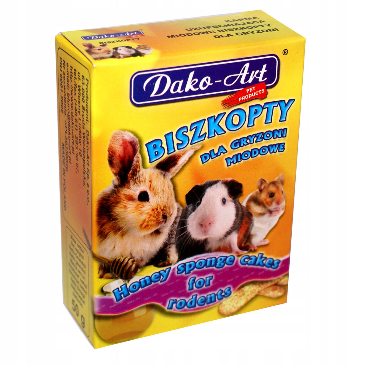 DAKO-ART Biscuits Rodent Honey 50g #383