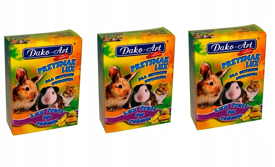DAKO-ART LUX FRUIT TREAT 3pcs