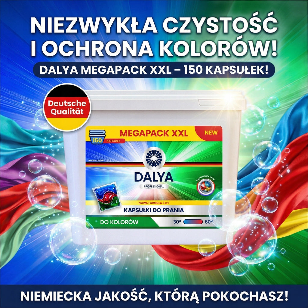 DALYA-PREMIUM Washing Capsules COLOR 150 pcs. XXXL Packaging status original