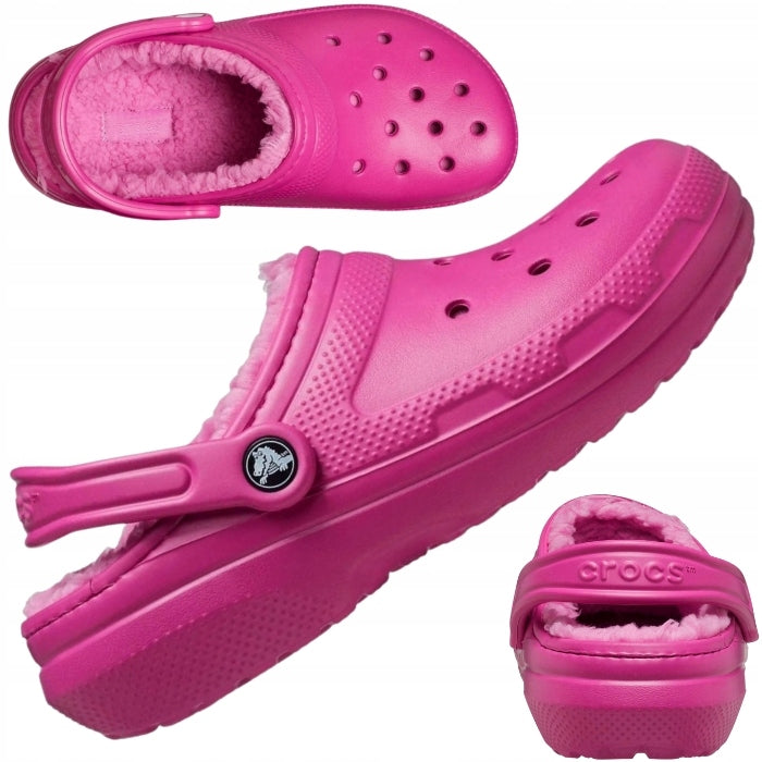 Šlepetės moterims Crocs™ Classic Lined Clog 165100, rožinės