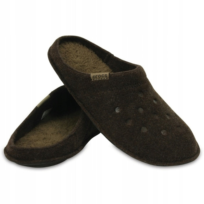 Hausschuhe für Damen Crocs™ Classic Slipper, braun 