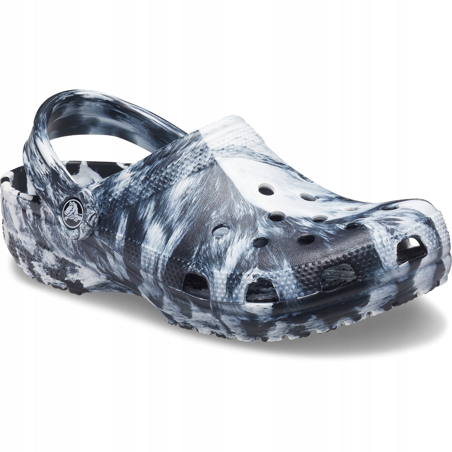 Šlepetės moterims Crocs™ Classic Marbled Clog, juodos