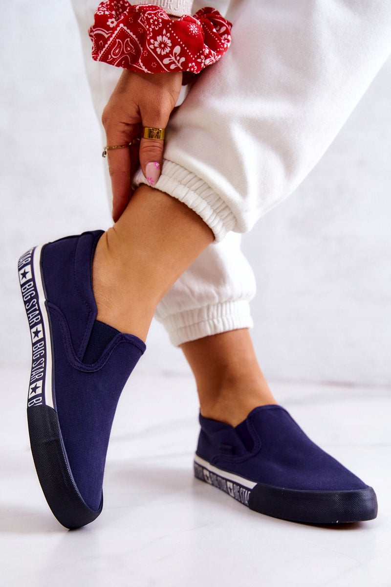 Sportschuhe für Damen Big Star, blau 