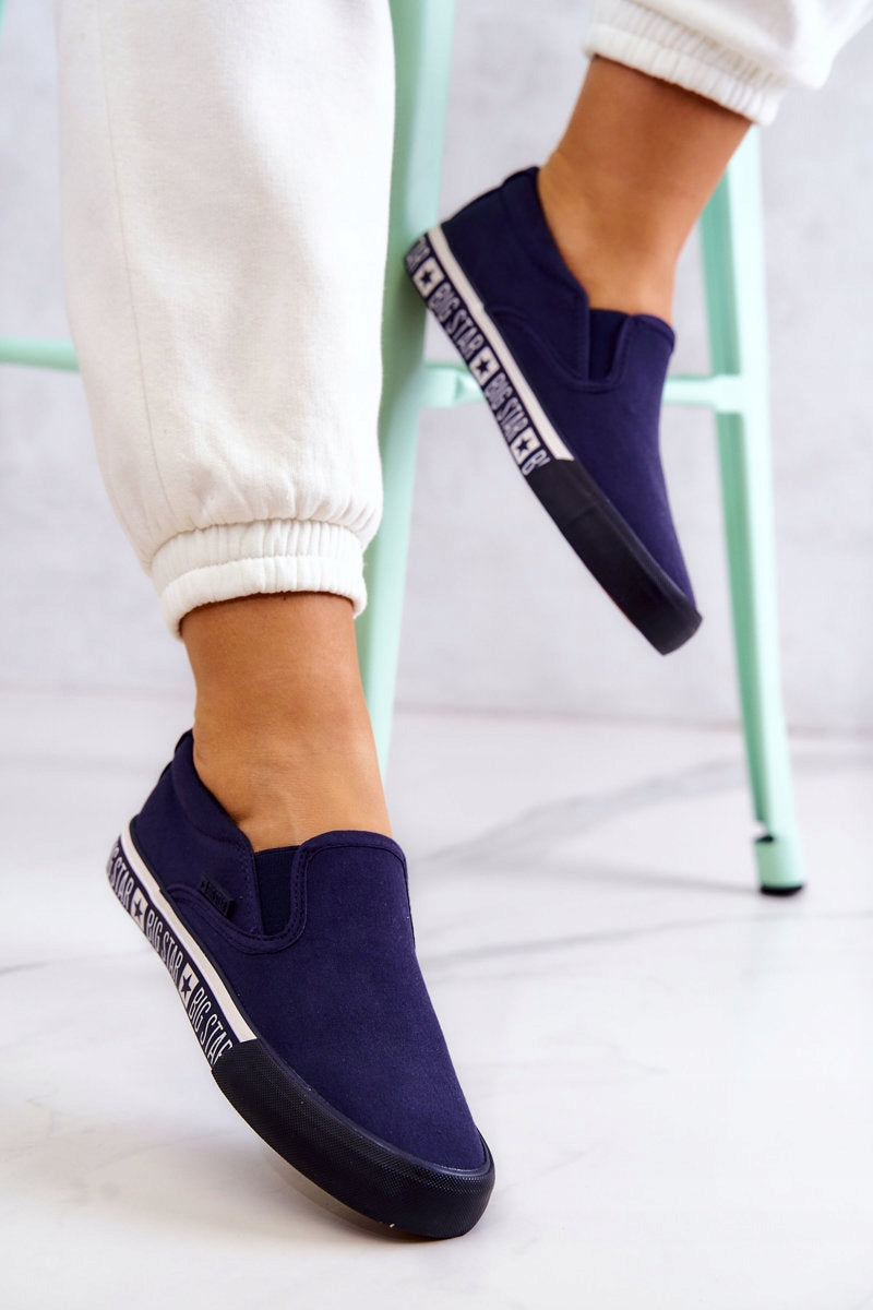 Sportschuhe für Damen Big Star, blau 