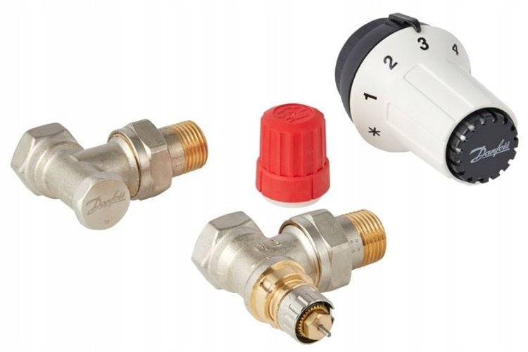 Thermostatset Danfoss Panda 1/2, Ecke 