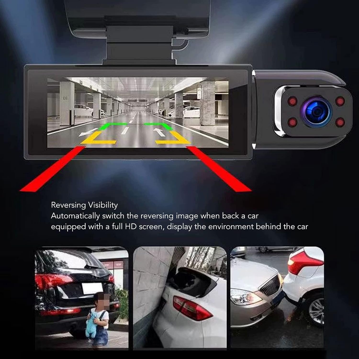 DASH CAM 1080P FHD DISPLAY 3,16" LENS 360° Brand no brand