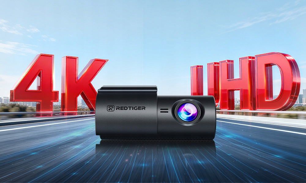 DASH CAM 4K Front Redtiger A1, Loop, G-Sensor, 24H Parking, 32GB Packaging status original