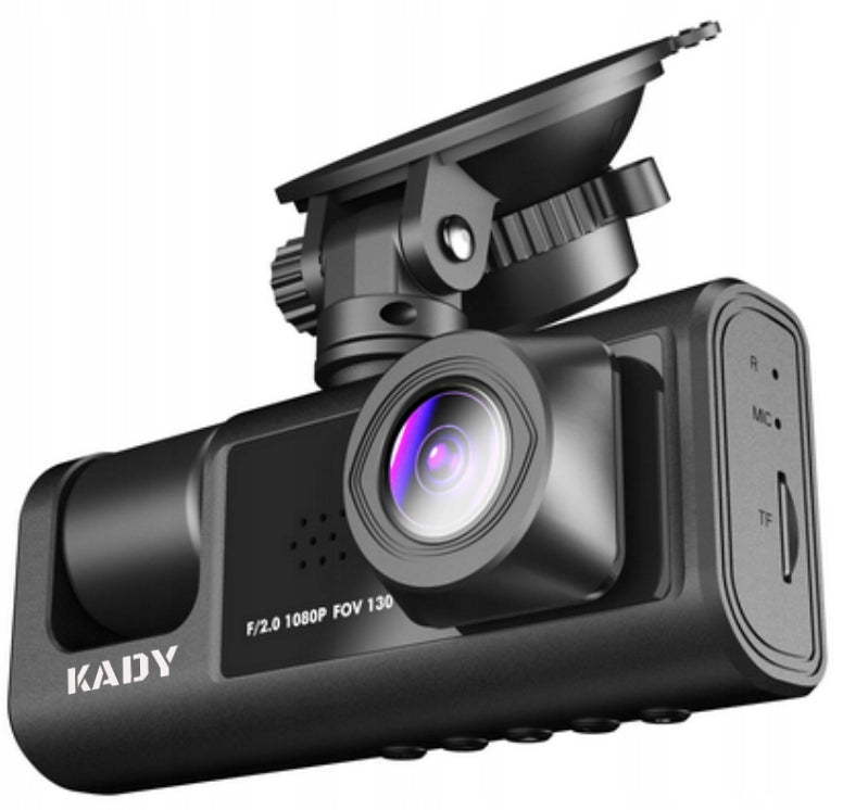 DASH CAM RECORDER KADY FULL HD 3 LENSES FOR TAXI UBER BOLT Packaging status original