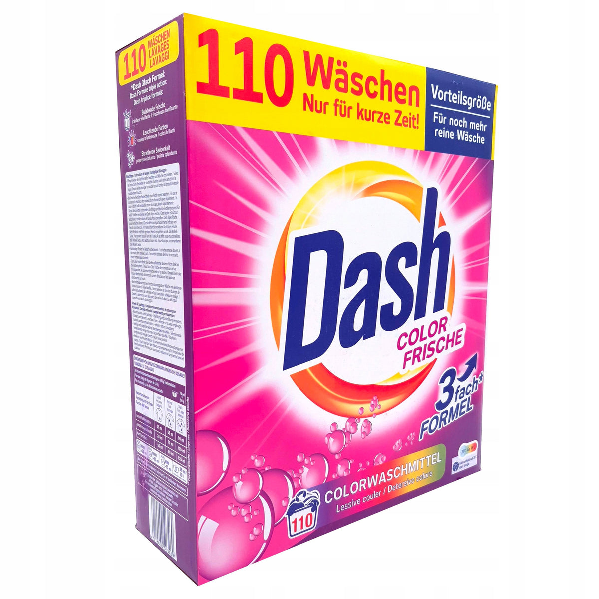 DASH COLOR FRISCHE Color Washing Powder 110 Washes 5,5 kg from Germany Packaging status original