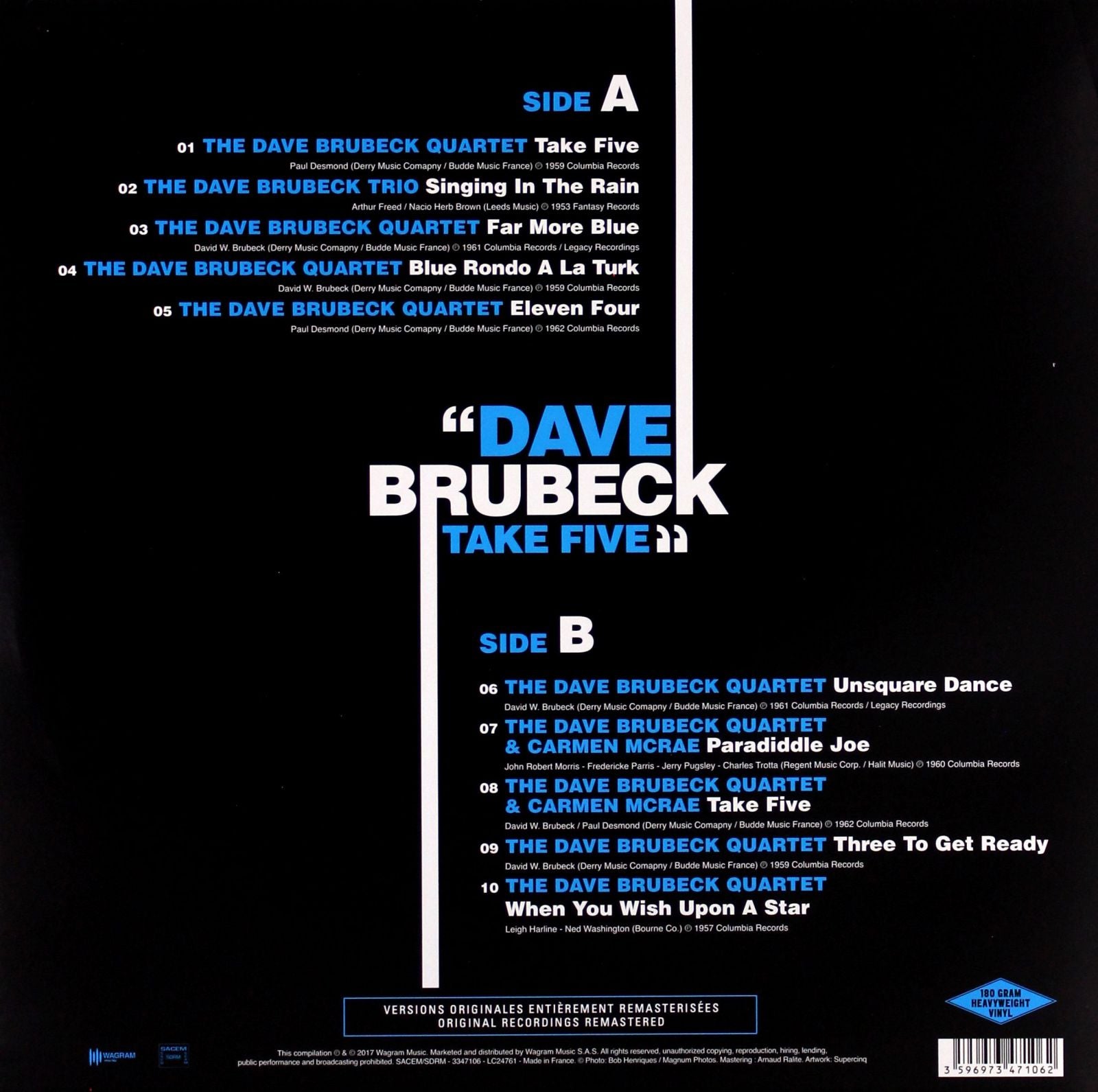 Take Five von Dave Brubeck Vinyl 
