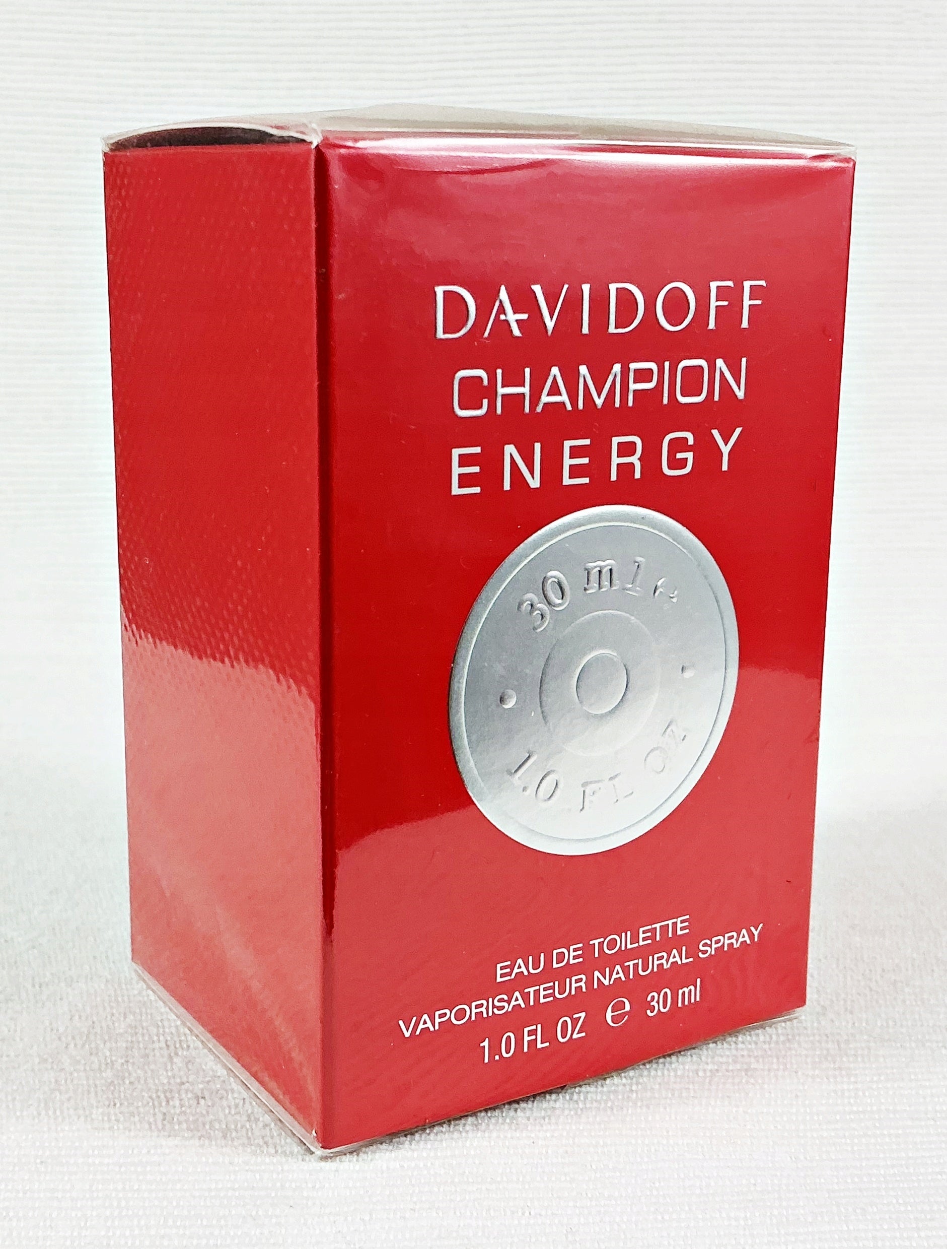 DAVIDOFF CHAMPION ENERGY 30 ML EAU DE TOILETTE - UNIQUE EDITION Packaging status original