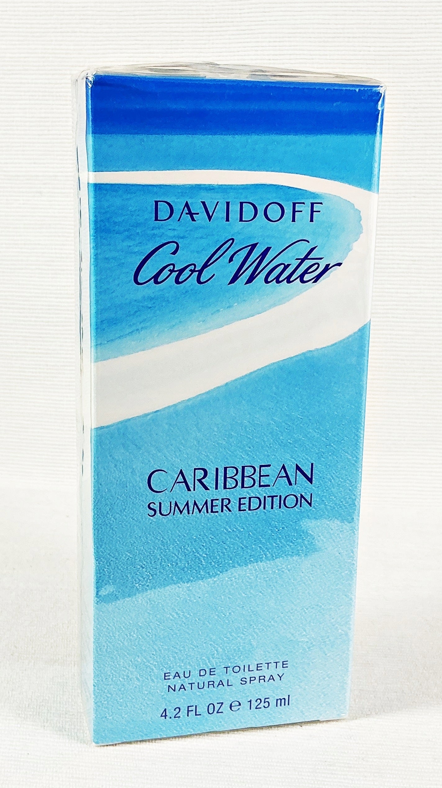 DAVIDOFF COOL WATER CARIBBEAN SUMMER EDITION 125 ML EAU DE TOILETTE UNIQUE Packaging status original
