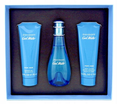 DAVIDOFF COOL WATER EDT-S 100ML + BL 75ML + SG 75ML Brand Davidoff
