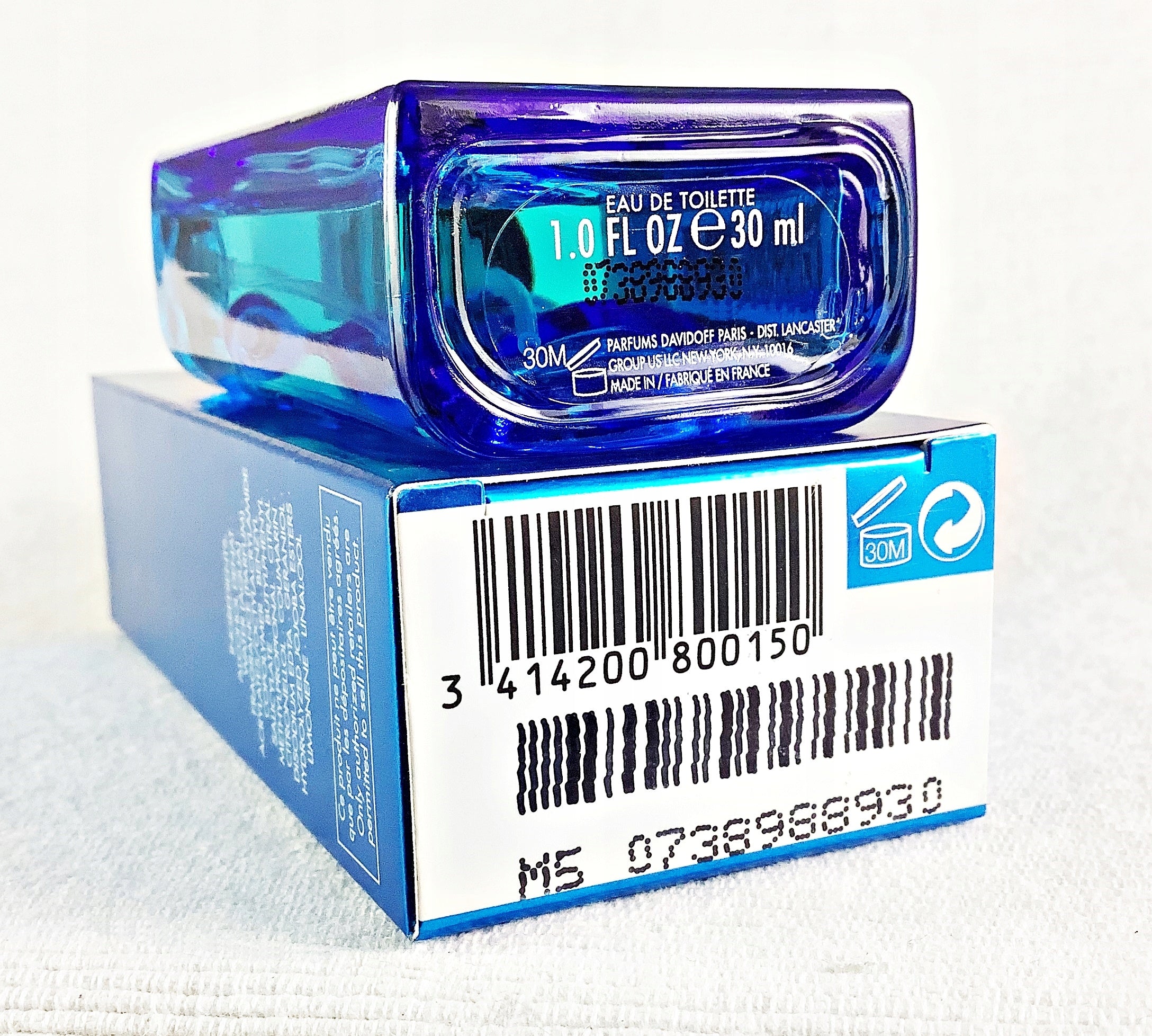 DAVIDOFF COOL WATER GAME FOR MAN 30 ML EAU DE TOILETTE LIMITED EDITION Packaging status original