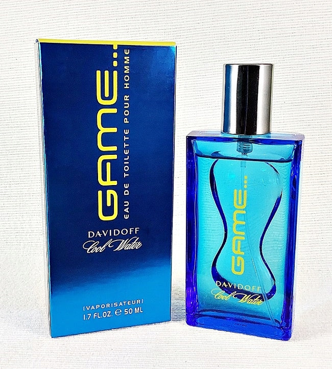 DAVIDOFF COOL WATER GAME FOR MAN 50 ML EAU DE TOILETTE UNIKAT Packaging status original
