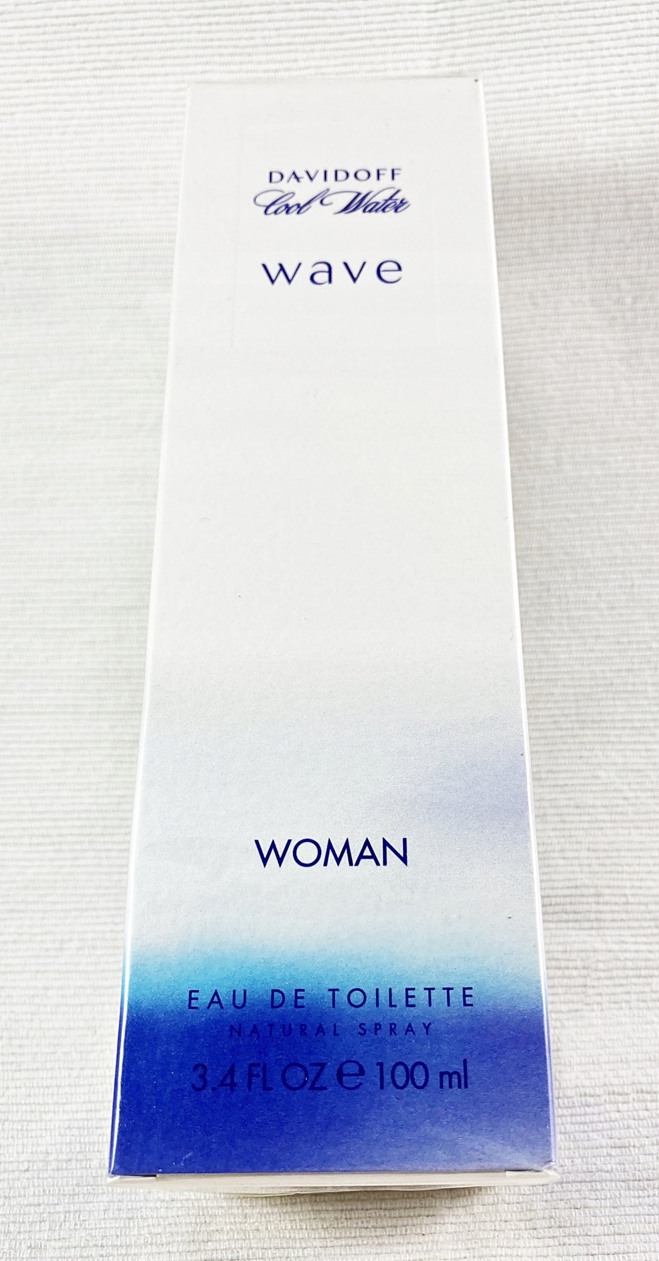 DAVIDOFF COOL WATER WAVE 100 ML EAU DE TOILETTE UNIQUE Packaging status original