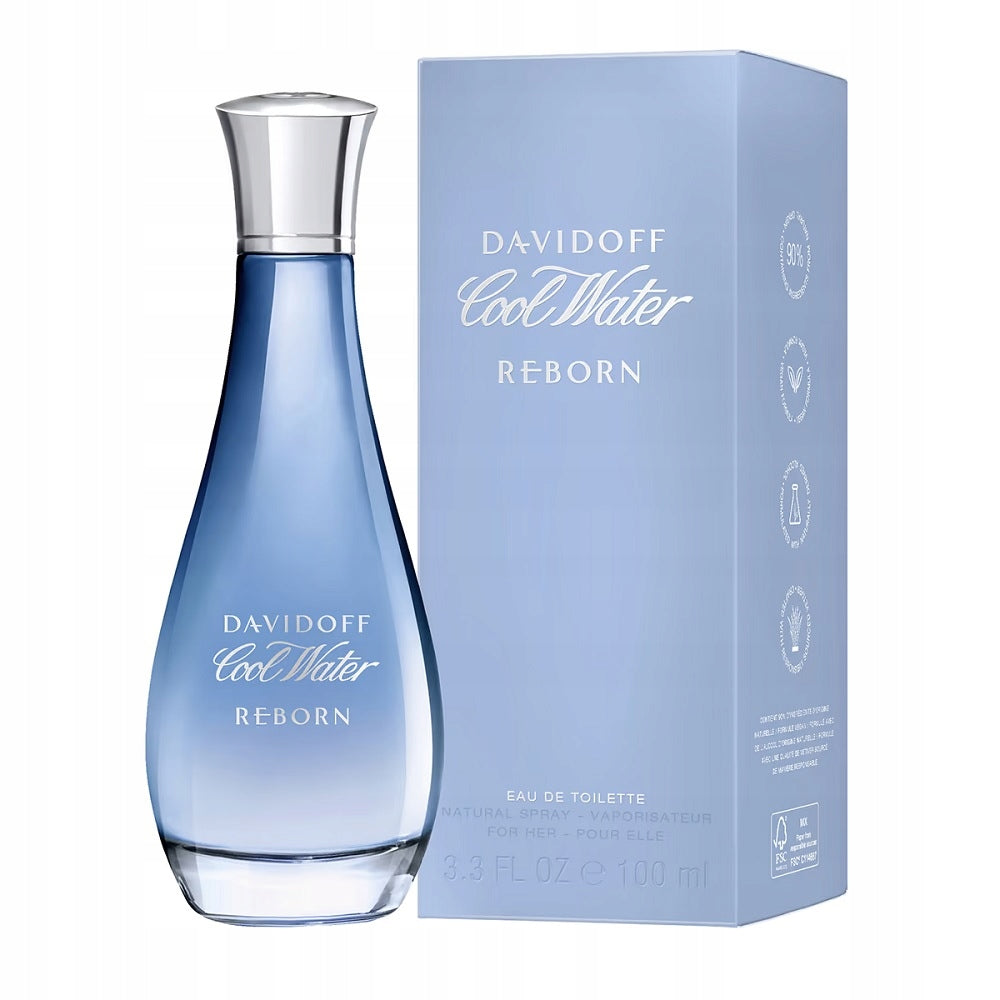 DAVIDOFF Cool Water Reborn Woman eau de toilette EDT Women's Perfume 100ml
