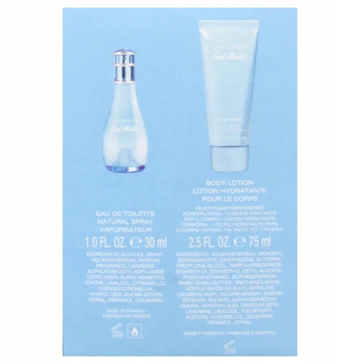 DAVIDOFF Cool Water Woman set eau de toilette 30ml + body lotion Manufacturer code 3616304990489