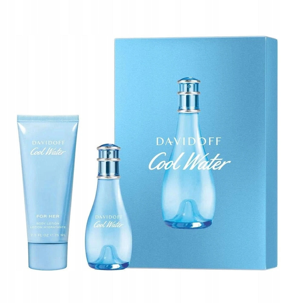 DAVIDOFF Cool Water Woman set eau de toilette 30ml + body lotion