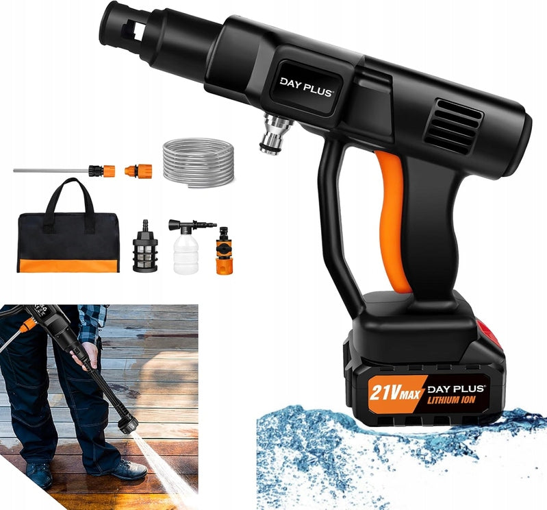 DAY PLUS Cordless Pressure Washer, 45 BAR