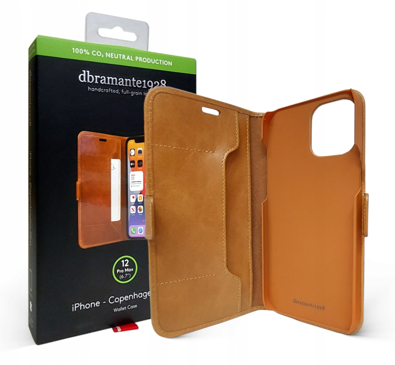 Dbramante1928 Copenhagen Slim dėklas skirtas Apple iPhone 12 Pro Max, Rudas