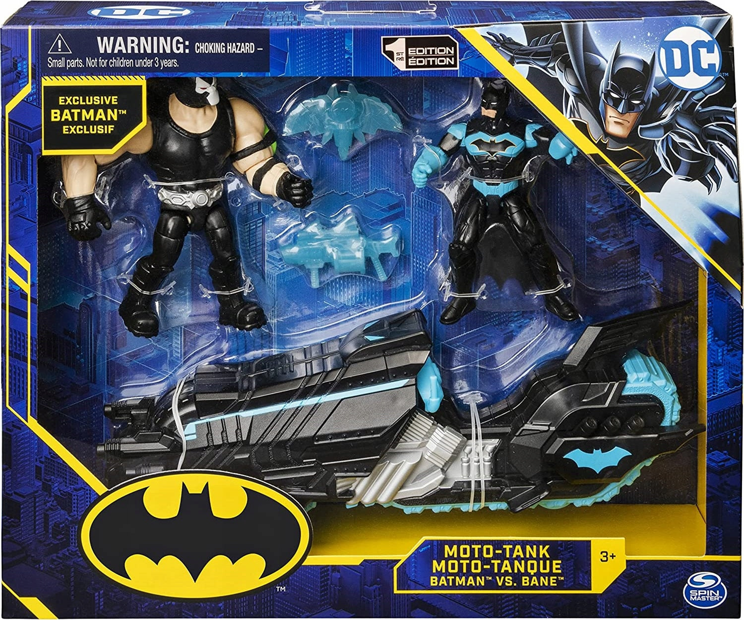 Motorrad mit 2 Figuren Spin Master Batman 