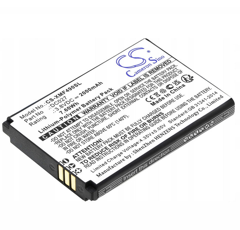 DC027 BATTERY FOR XIAOMI F490 4G 3,8V 2000MAH (1170)