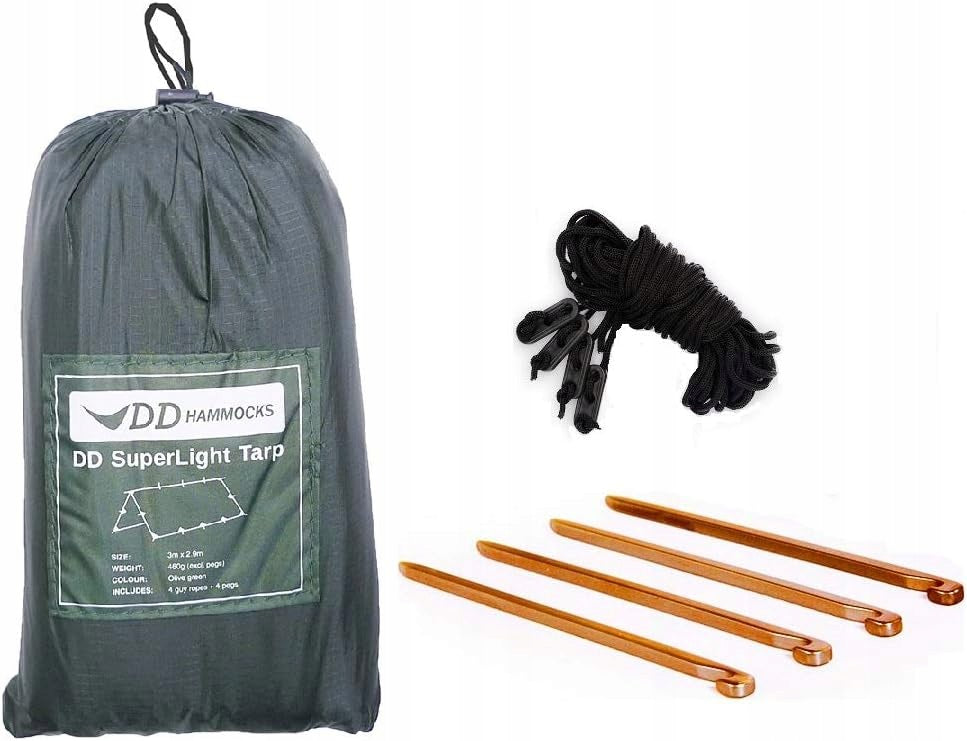 DD Hammocks SuperLight Tarp 3x2,9 m light and compact Manufacturer code DD-5668