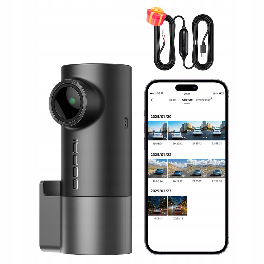 DDPAI Pictrey M2 2K QHD + HARDWIRE KIT VIDEO RECORDER