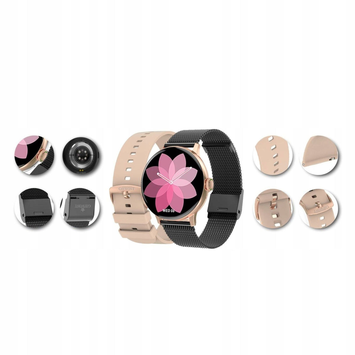 DEAD GIEWONT GW330 PINK WOMEN'S PULSE SPORT NOTIFICATIONS + BOX Brand Giewont