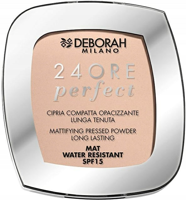 Kompaktpuder Deborah 24ore Perfect Nº 02 Light Rose, 9 g 