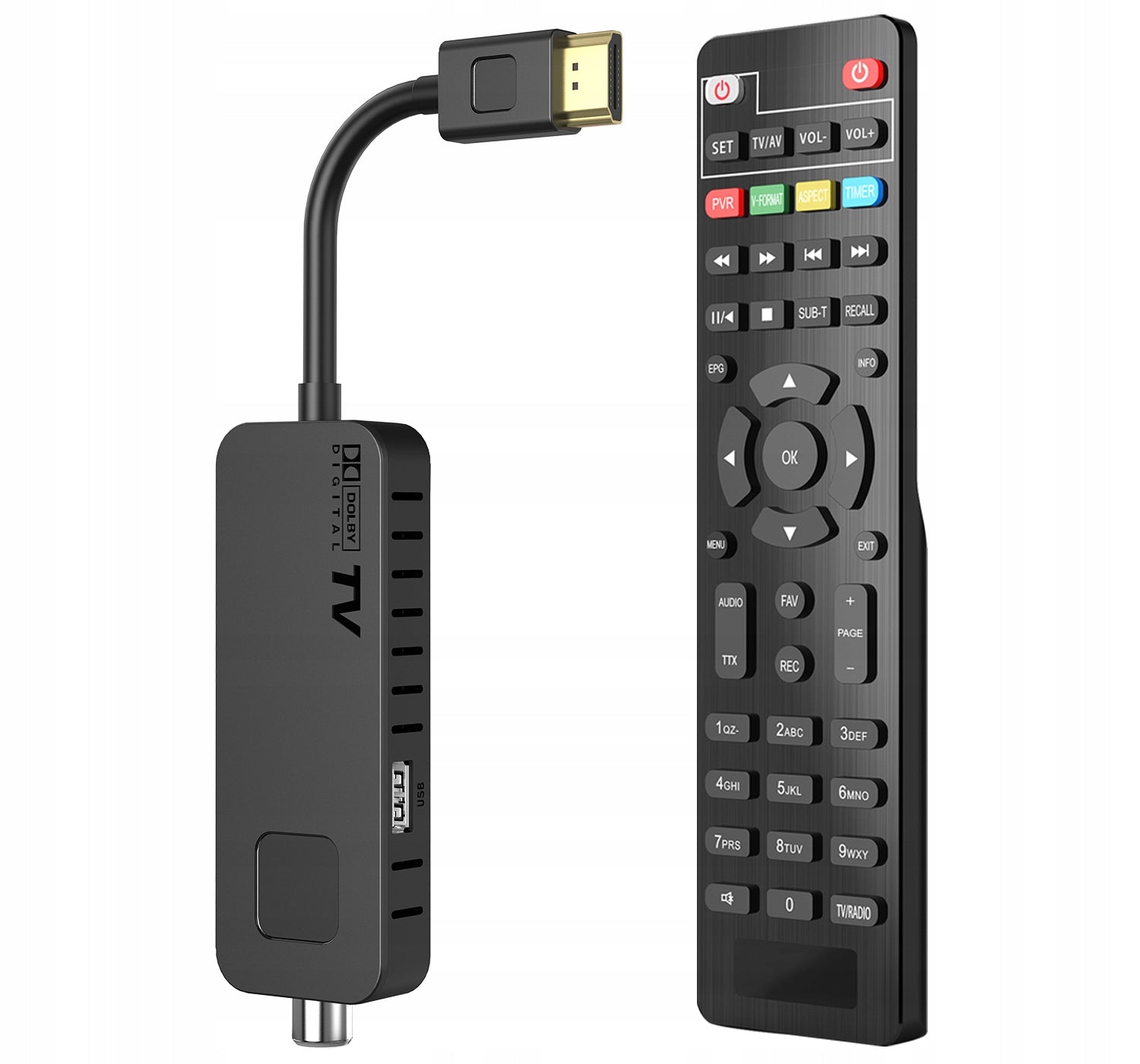 DECODER TERRESTRIAL TV TUNER HD DVB-T DVB-T2 / WiFi Brand MAT-COMPANY