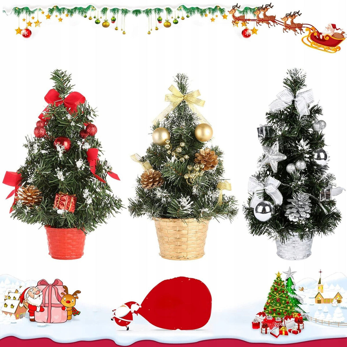 DECORATIVE CHRISTMAS TREE WITH LEDS INTERIOR DECORATION FOR CHRISTMAS Packaging status original