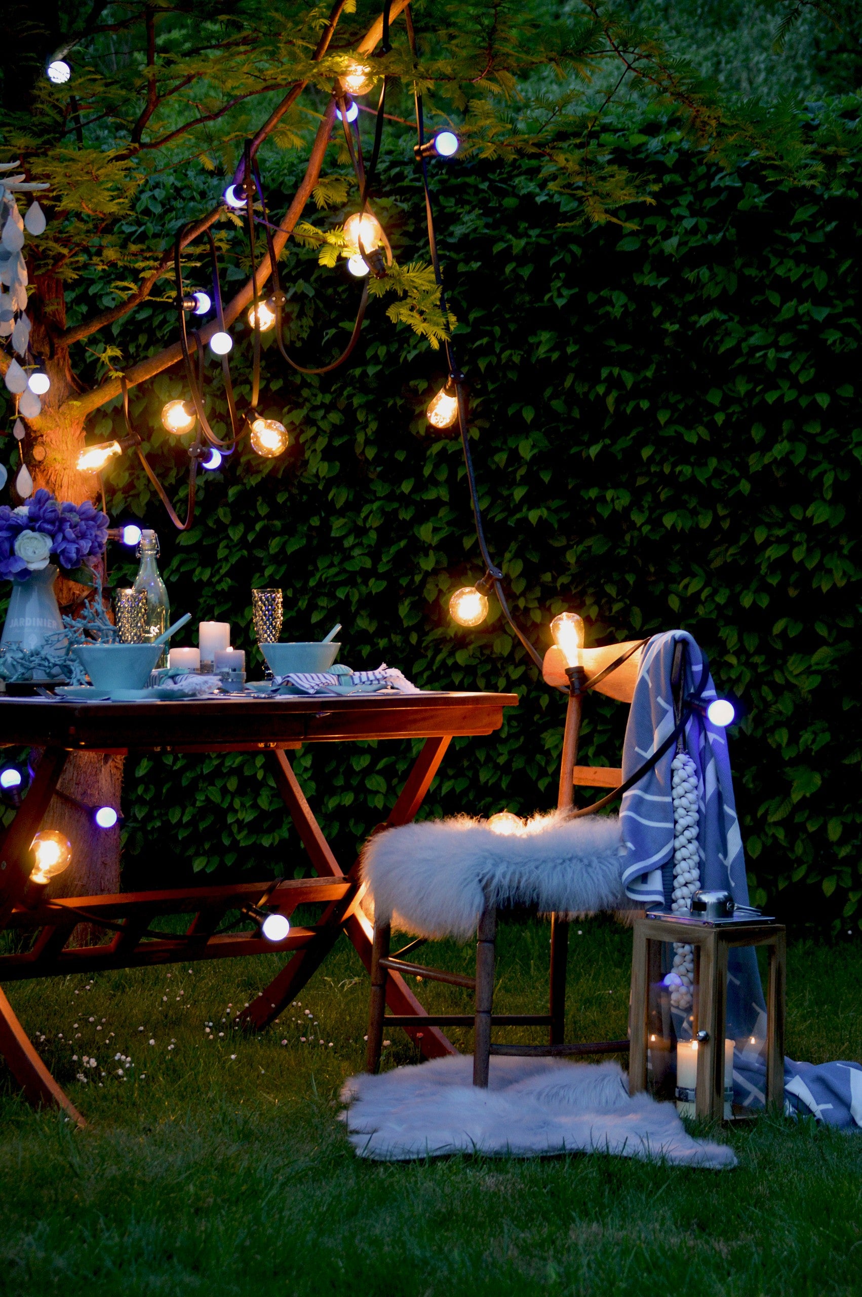 DECORATIVE GARDEN GARLAND WITH BULBS 5M G80 VINTAGE LED Manufacturer code G805M