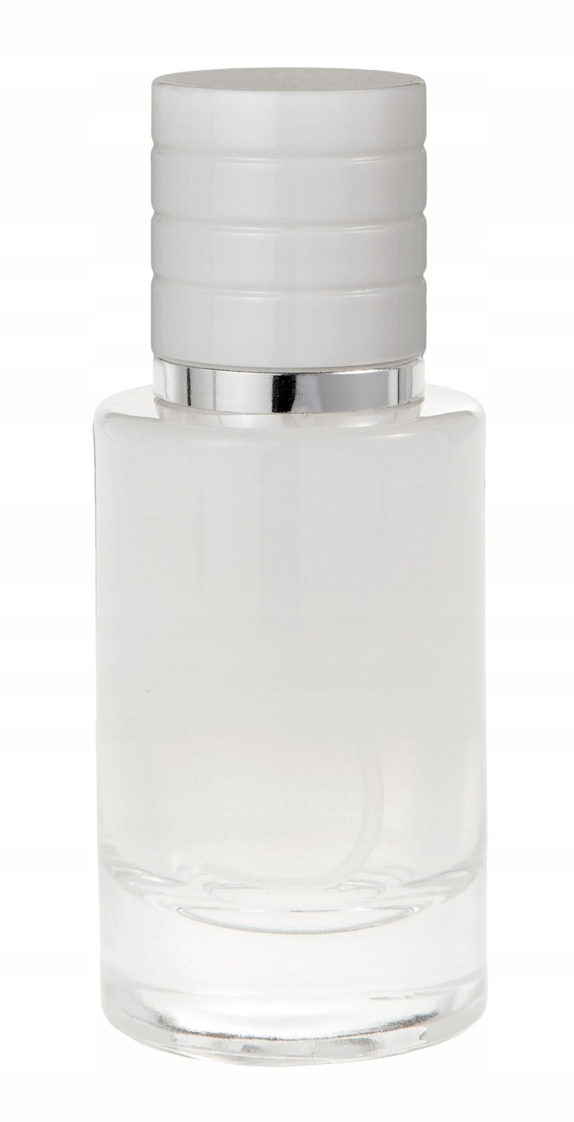 DECORATIVE GLASS BOTTLE FOR PERFUME ATOMIZER ALUMINUM - 30 ML!
