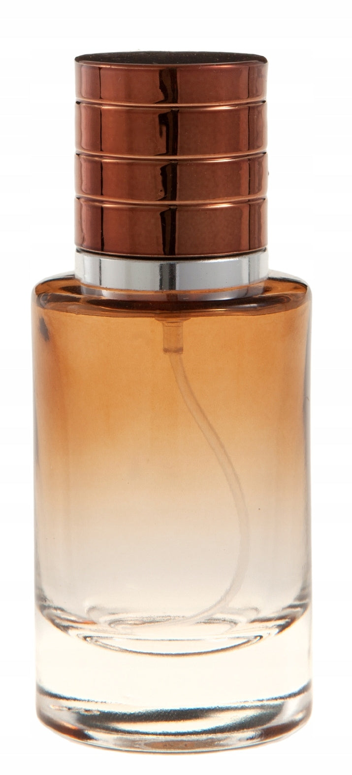 DECORATIVE GLASS BOTTLE FOR PERFUME ATOMIZER ALUMINUM - 30 ML!