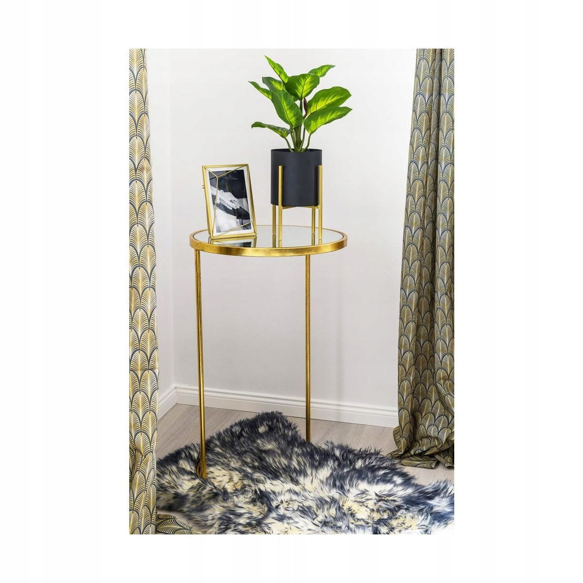 DECORATIVE PATERA GOLDEN LEAF MDF 60x22 cm EAN (GTIN) 5903754810626